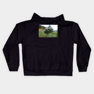 sunflower macro Kids Hoodie